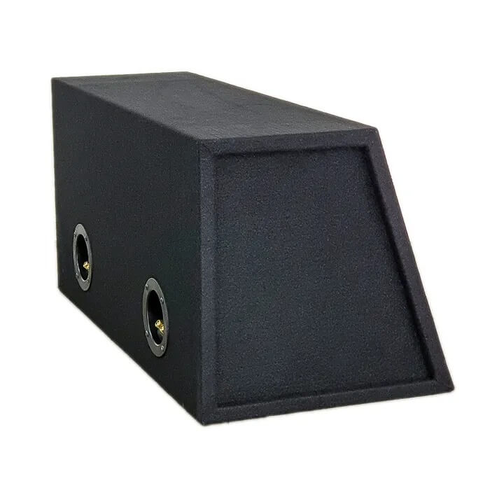 SUBWOOFER BOX FOR 2 x 10" SUB DOUBLE BLACK FOR 2 x 10" SUB DOUBLE BLACK