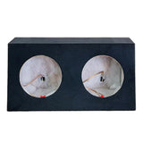 SUBWOOFER BOX FOR 2 x 12" SUB DOUBLE BLACK