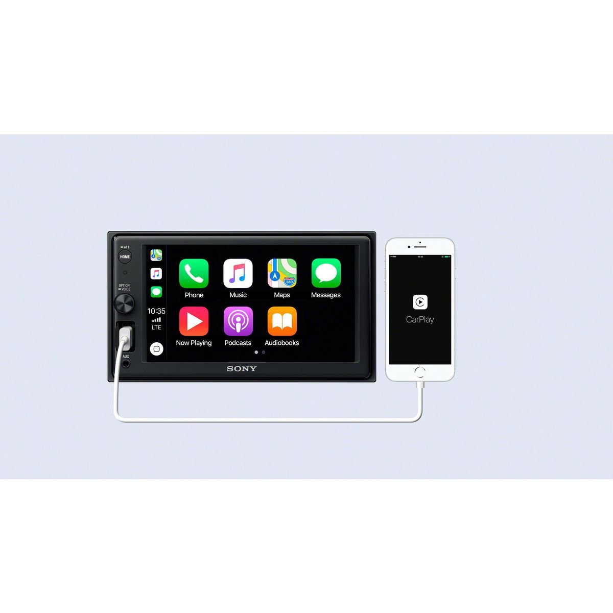 Sony XAV-AX1000 6.2" Digital Media Receiver | Apple CarPlay & Android Auto