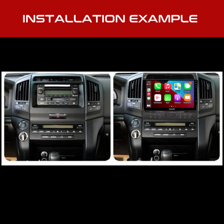 Daiko Car Stereo Carplay Android Auto For Toyota Prado 2007-2015 With AC Buttons