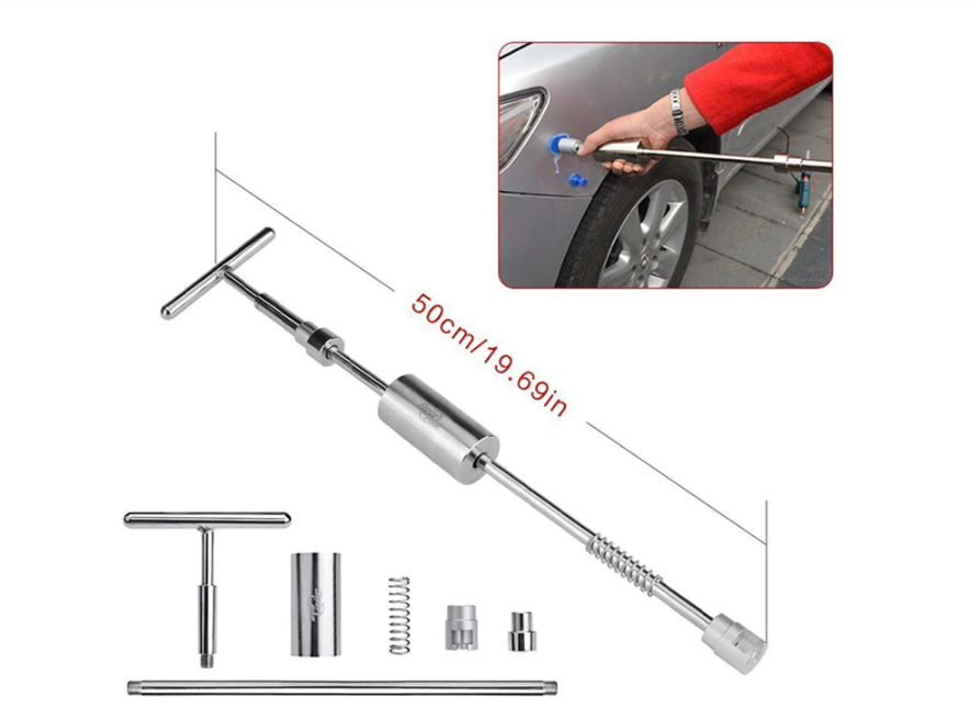 T-bar Dent Repair Puller Kit with Glue Tabs Suction Cup