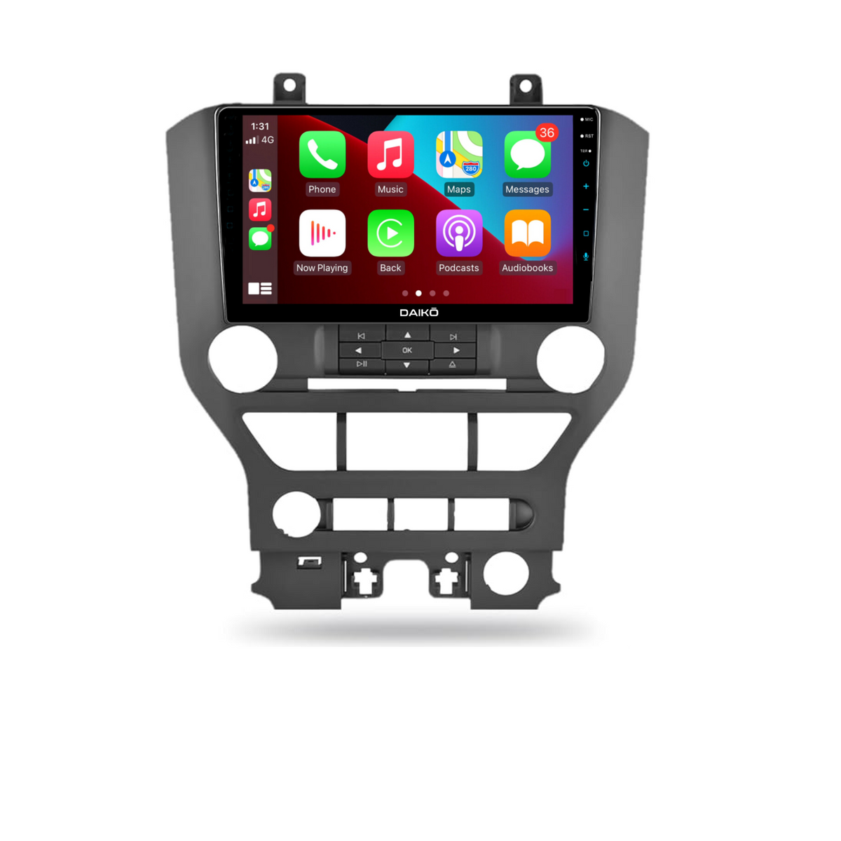Daiko Multimedia Unit Wireless Carplay Android Auto For Ford Mustang 2015-2020