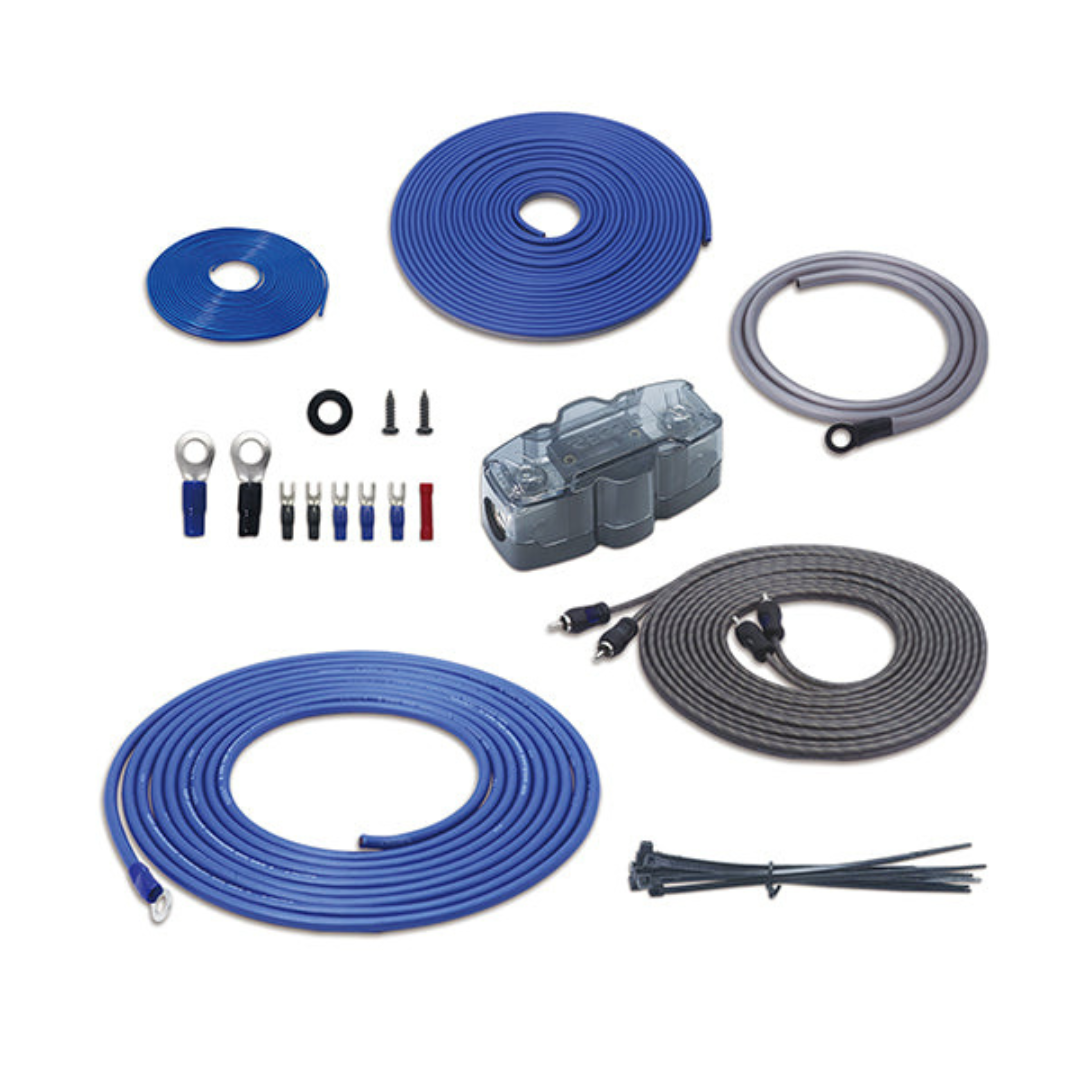 Recoil RCK4 True 4AWG Gauge  2-Channel Complete Amplifier Wiring Kits with OFC RCA Cable