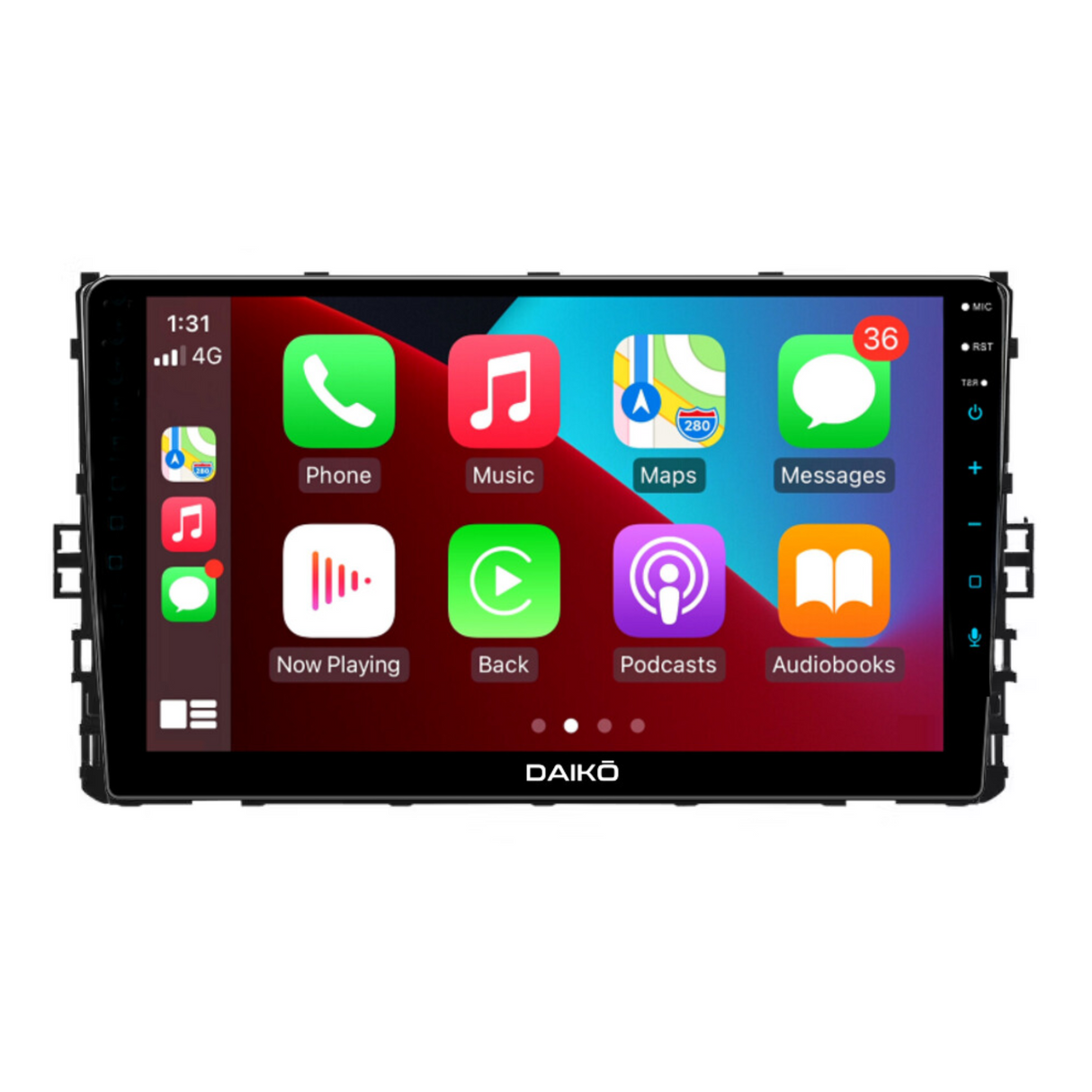 Daiko Multimedia Unit Wireless Carplay Android Auto For 2017+ Volkswagen Golf, Tiguan, Polo, Terramont, Passat, Jetta / 2019+ Transporter (T6)